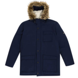 Original Penguin Insulated Dry Wax Parka Jacket, Dark Sapphire